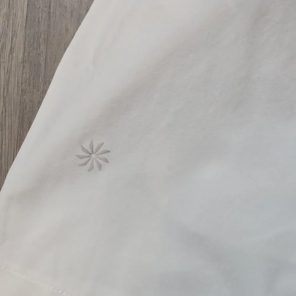 Athleta High Rise Hit Your Stride Lightweight White Run Short Size Small